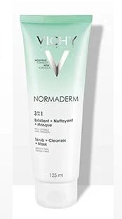 Image VICHY NORMADERM 3 EN 1 EXFOLIANT + NETTOYANT + MASQUE 125ML