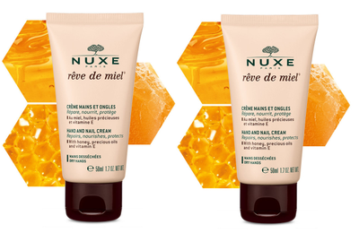 Image NUXE REVE DE MIEL CREME MAINS ET ONGLES DUO 2X50ML