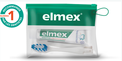 Image Elmex Sensitive dentifrice Kit De Voyage 12mlx2