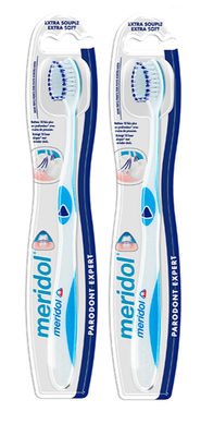 Image Meridol Brosse à Dent Parodont Expert Extra souple Duo