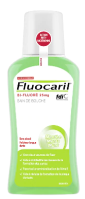 Fluocaril Bi-fluoré 25mg Menthe Bain de Bouche 300ml