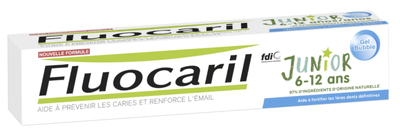 Fluocaril Dentifrice Junior 6-12 ans Gel Bubble Gum tube  75ml