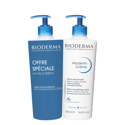 Bioderma Atoderm Crème Ultra Nourrissante duo 2x500ml