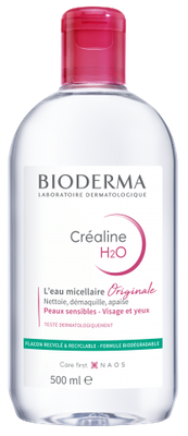 Bioderma Créaline H2O eau micellaire s/parf 500mlx2