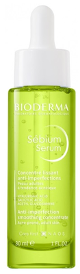 Bioderma sébium sérum concentré lissant anti-imperfections 30ml