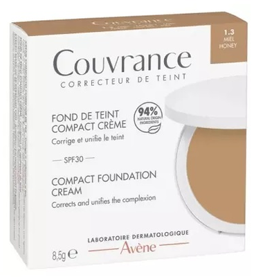 Avène Eau Thermale Couvrance fond de teint compact miel N°1.3 8.5g