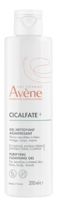 Avene Eau Thermale Cicalfate + gel nettoyant assainissant 200ml