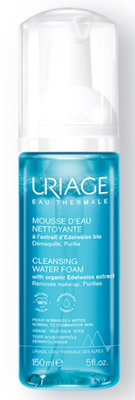 Image Uriage eau thermale - mousse d'eau nettoyante 150ml