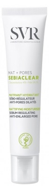 SVR Sebiaclear mat+pores crème matifiante tube 40ml