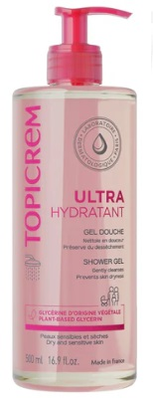 Topicrem Ultra-hydratant gel de douche flacon 1l