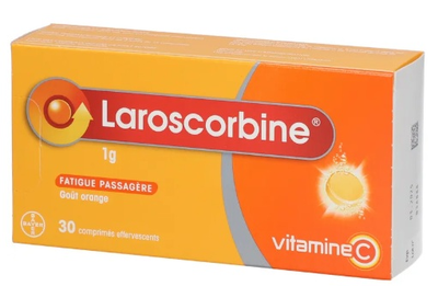 Laroscorbine vitamine C 1g cpr eff boite/30