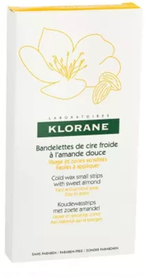 Klorane bandelettes de cire froide à l'amande douce 6