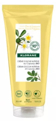 Klorane crème de douche - parfum fleur de frangipanier tube 200ml