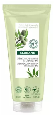 Klorane crème de douche - parfum lait d'amandier tube 200ml