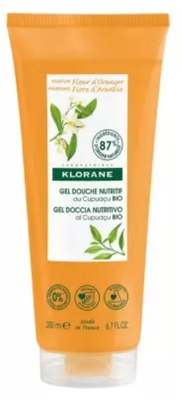 Klorane gel de douche au parfum fleur d'oranger tube 200ml