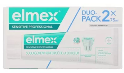 Image Elmex Sensitive Professional Dentifrice tube duo 2x75ml