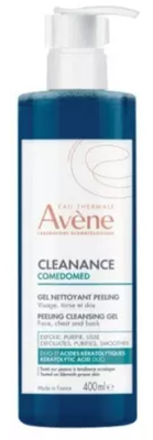Image Avène Eau Thermale cleanance comedomed gel nettoyant peeling flacon 400ml