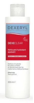 Image Dexeclear Nettoyant hydratant apaisant peaux à tendance acnéique flacon 200ml