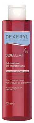 Image Dexeclear Gel moussant anti-imperfections peaux à tendance acnéique flacon 200ml