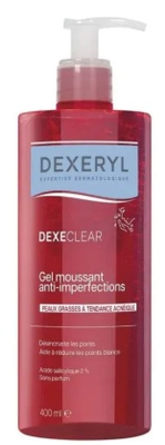 Dexeclear Gel moussant anti-imperfections peaux à tendance acnéique flacon 200ml