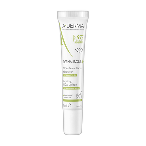 A-Derma Dermalibour Cica+-Baume lèvres réparateur 15 ml