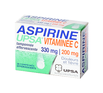 ASPIRINE VITAMINE C UPSA 20 COMPRIMÉS EFFERVESCENTS
