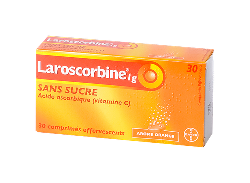Laroscorbine vitamine C 1g sans sucre cpr eff boite/30