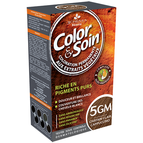 Image COLOR & SOIN CHÂTAIN CLAIR CAPPUCCINO 5GM