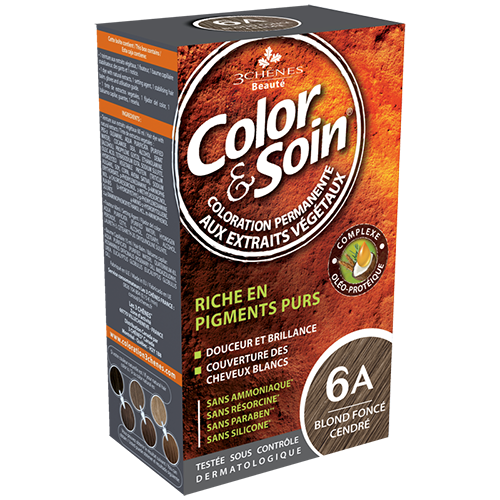 Image COLOR & SOIN BLOND FONCÉ CENDRÉ 6A